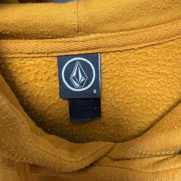 Free ship - Volcom Vintage Mustard Hoodie - Picture 4 of 6
